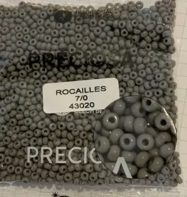 Preciosa Round Seed Beads 43020 7/0 3.5 Oz