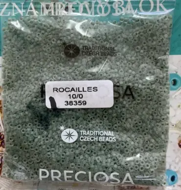 Preciosa Round Seed Beads 38359 10/0 3.5 Oz Matte