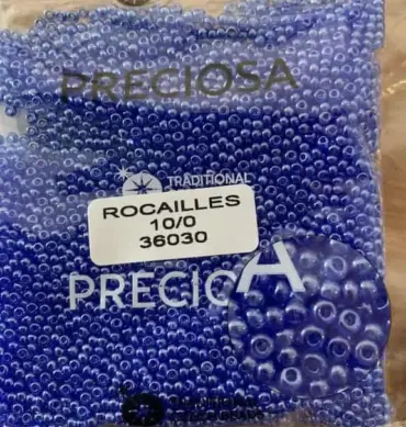 Preciosa Round Seed Beads 36030 10/0 3.5 Oz