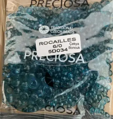 Preciosa Round Seed Beads 5D034 6/0 3.5 Oz