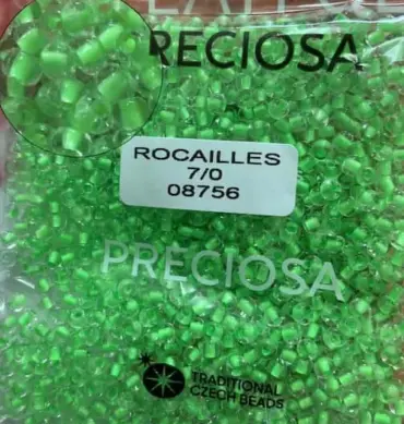Preciosa Round Seed Beads 08756 7/0 3.5 Oz