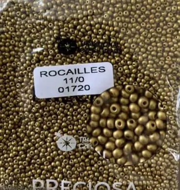 Preciosa Round Seed Beads 01720 11/0 3.5 Oz