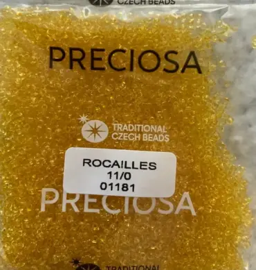 Preciosa Round Seed Beads 01181 11/0  3.5 Oz