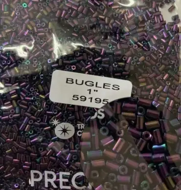 Preciosa Bugles Beads 59195 1" 3.5 Oz