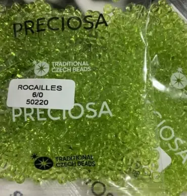 Preciosa Round Seed Beads 50220 6/0 3.5 Oz