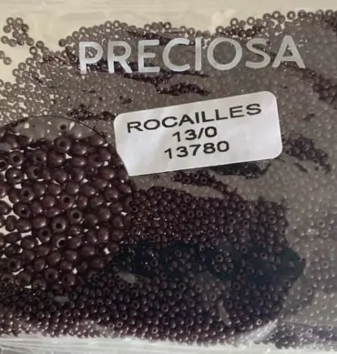 Preciosa Round Seed Beads 13780 13/0  3.5 Oz