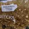 Preciosa Squares-RH Round Hole Beads 3.5 Oz 17020 2/2mm