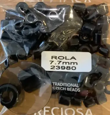 Preciosa Rola Beads 23980 7.7mm  3.5 Oz