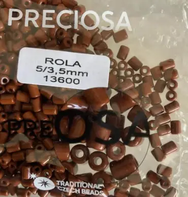 Preciosa Rola Beads 13600 5x3.5mm 3.5 Oz