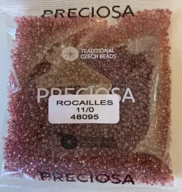 Preciosa Round Seed Beads 48095 11/0  3.5 Oz