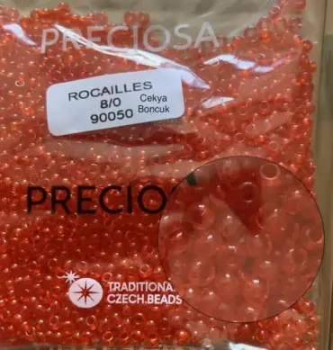 Preciosa Round Seed Beads 90050 8/0  3.5 Oz