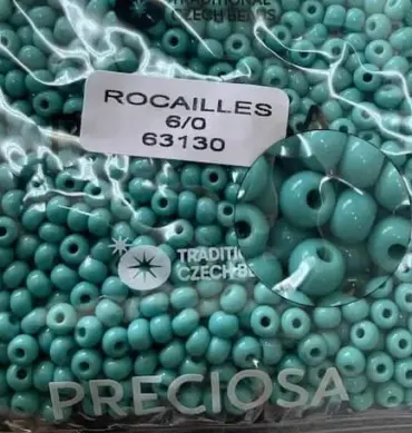 Preciosa Round Seed Beads 63130 6/0 3.5 Oz