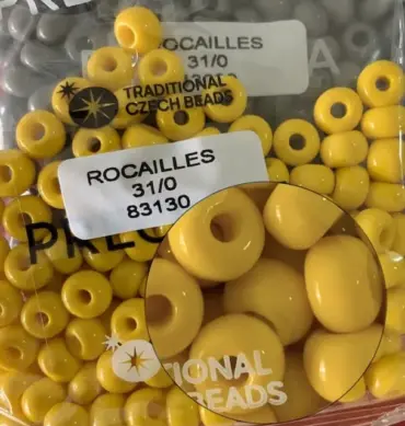 Preciosa Round Seed Beads 83130 31/0 3.5 Oz