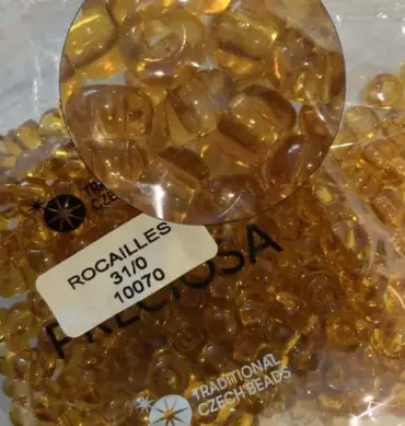 Preciosa Round Seed Beads 10070 31/0 3.5 Oz