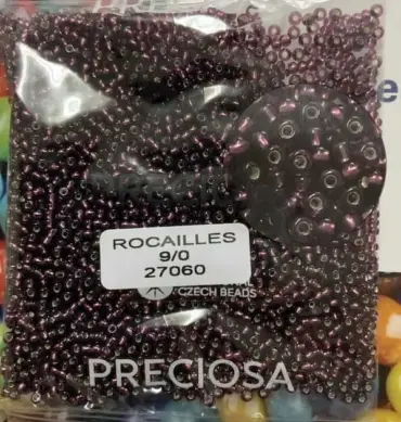 Preciosa Round Seed Beads 27060 9/0 3.5 Oz