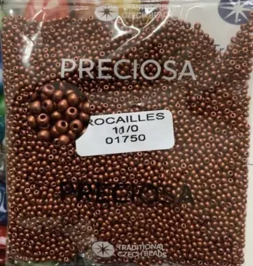 Preciosa Round Seed Beads 01750 10/0 3.5 Oz