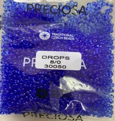 Preciosa Drops Beads 30050 8/0 3.5 Oz