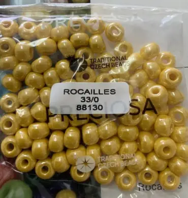 Preciosa Round Seed Beads 88130 33/0 3.5 Oz
