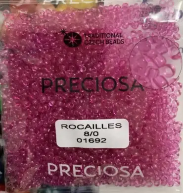 Preciosa Round Seed Beads 01692 8/0 3.5 Oz