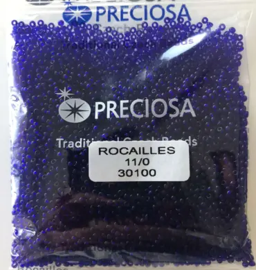 Preciosa Round Seed Beads 30100 11/0 3.5 Oz