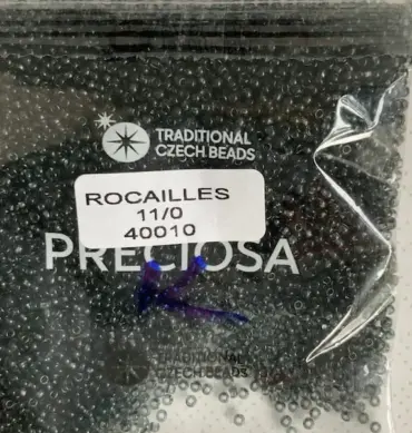 Preciosa Round Seed Beads 40010 11/0 3.5 Oz Square