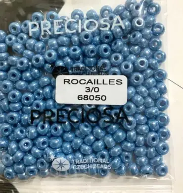 Preciosa Round Seed Beads 68050 3/0 3.5 Oz