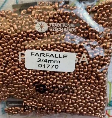 Preciosa Farfalle Beads 3.5 Oz 01770 2/4mm