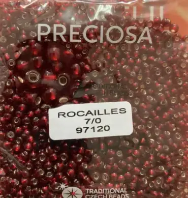 Preciosa Round Seed Beads 97120 7/0 3.5 Oz