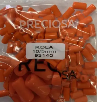 Preciosa Rola Beads 93140 10x5mm 3.5 Oz