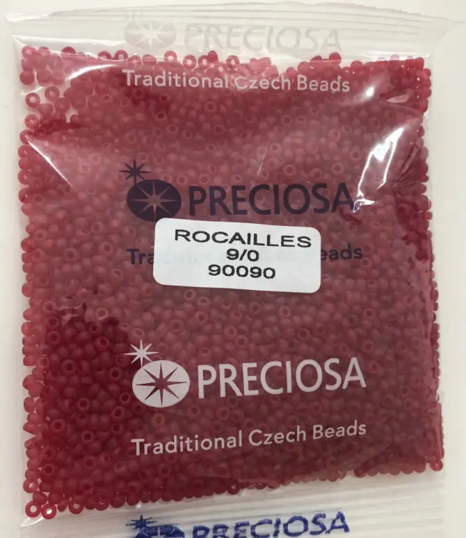 Preciosa Round Seed Beads 90090 9/0 3.5 Oz Matte - Image 3