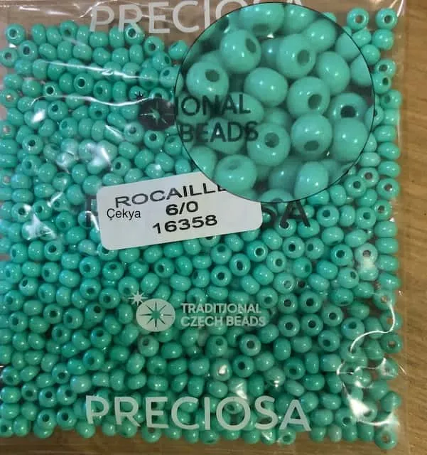 Preciosa Round Seed Beads 16358 6/0 3.5 Oz
