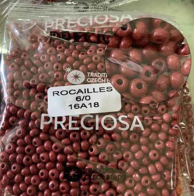 Preciosa Round Seed Beads 16A18 6/0 3.5 Oz