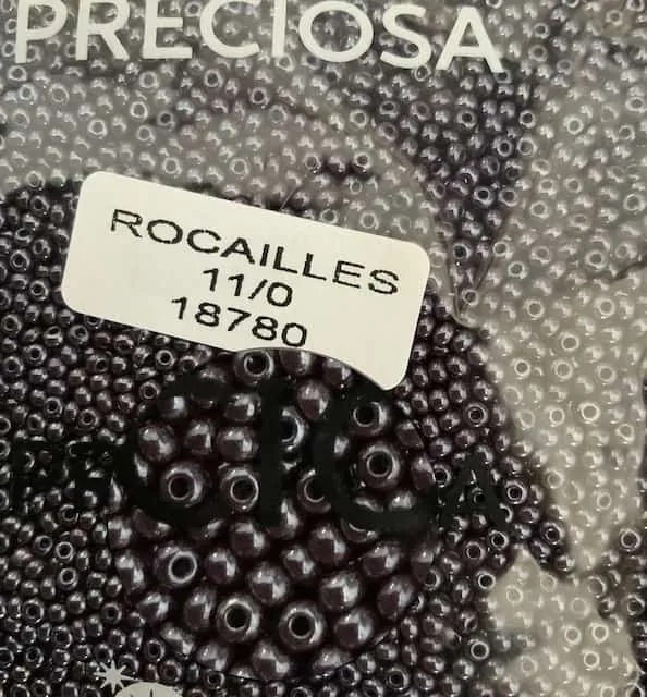 Preciosa Round Seed Beads 18780 11/0 3.5 Oz