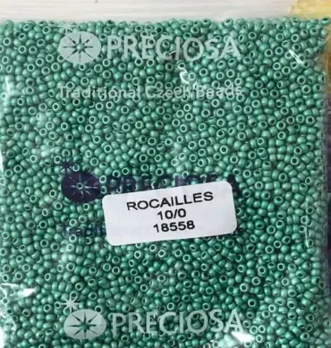 Preciosa Round Seed Beads 18558 10/0 3.5 Oz Matte