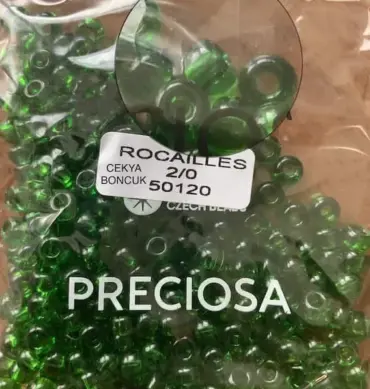 Preciosa Round Seed Beads 50120 2/0 3.5 Oz