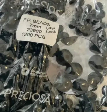 Preciosa Fire Polished Beads FP 7mm 23980 100 Pcs