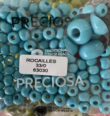 Preciosa Round Seed Beads 63030 33/0 3.5 Oz