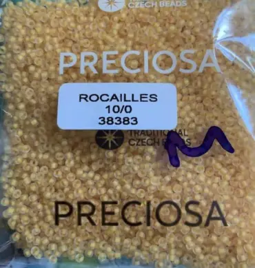 Preciosa Round Seed Beads 38383 10/0 3.5 Oz Matte