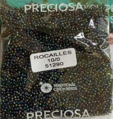 Preciosa Round Seed Beads 51290 10/0 3.5 Oz