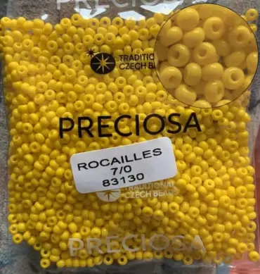 Preciosa Round Seed Beads 83130 7/0 3.5 Oz