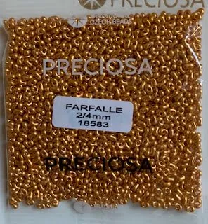 Preciosa Farfalle Beads 3.5 Oz 18583 2/4mm
