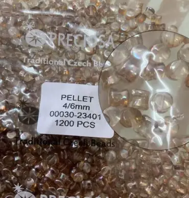 Preciosa Pellet Beads 00030-23401 4/6mm 200 Pcs