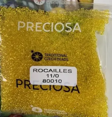 Preciosa Round Seed Beads 80010 11/0  3.5 Oz