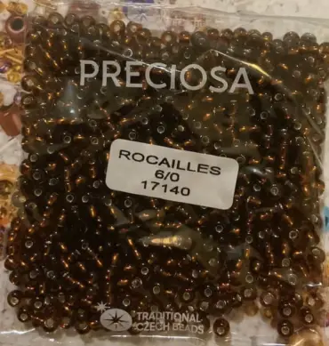 Preciosa Round Seed Beads 17140 6/0 3.5 Oz