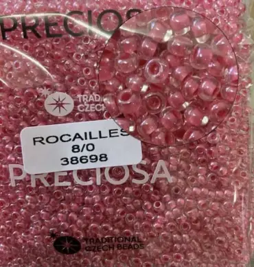Preciosa Round Seed Beads 38698 8/0 3.5 Oz