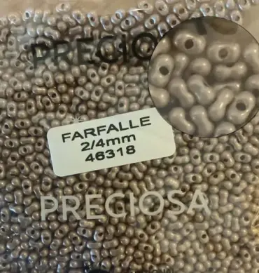 Preciosa Farfalle Beads 3.5 Oz 46318 2/4mm