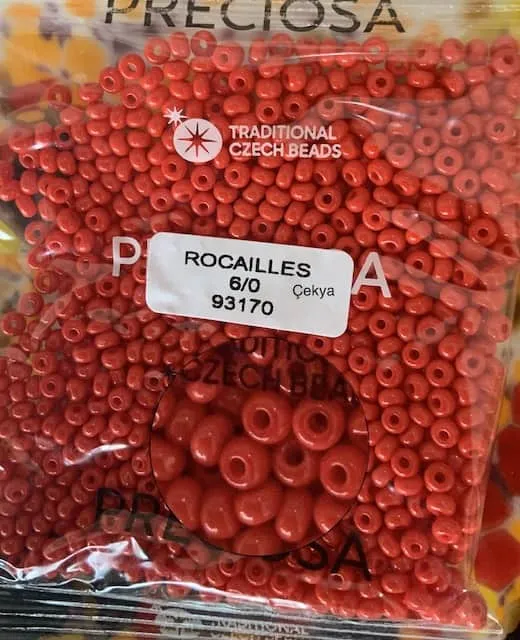 Preciosa Round Seed Beads 93170 6/0 3.5 Oz