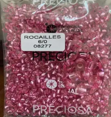 Preciosa Round Seed Beads 08277 6/0 3.5 Oz