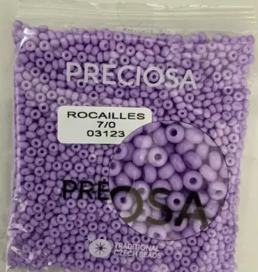 Preciosa Round Seed Beads 03123 7/0 3.5 Oz