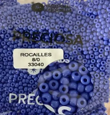 Preciosa Round Seed Beads 33040 8/0 3.5 Oz